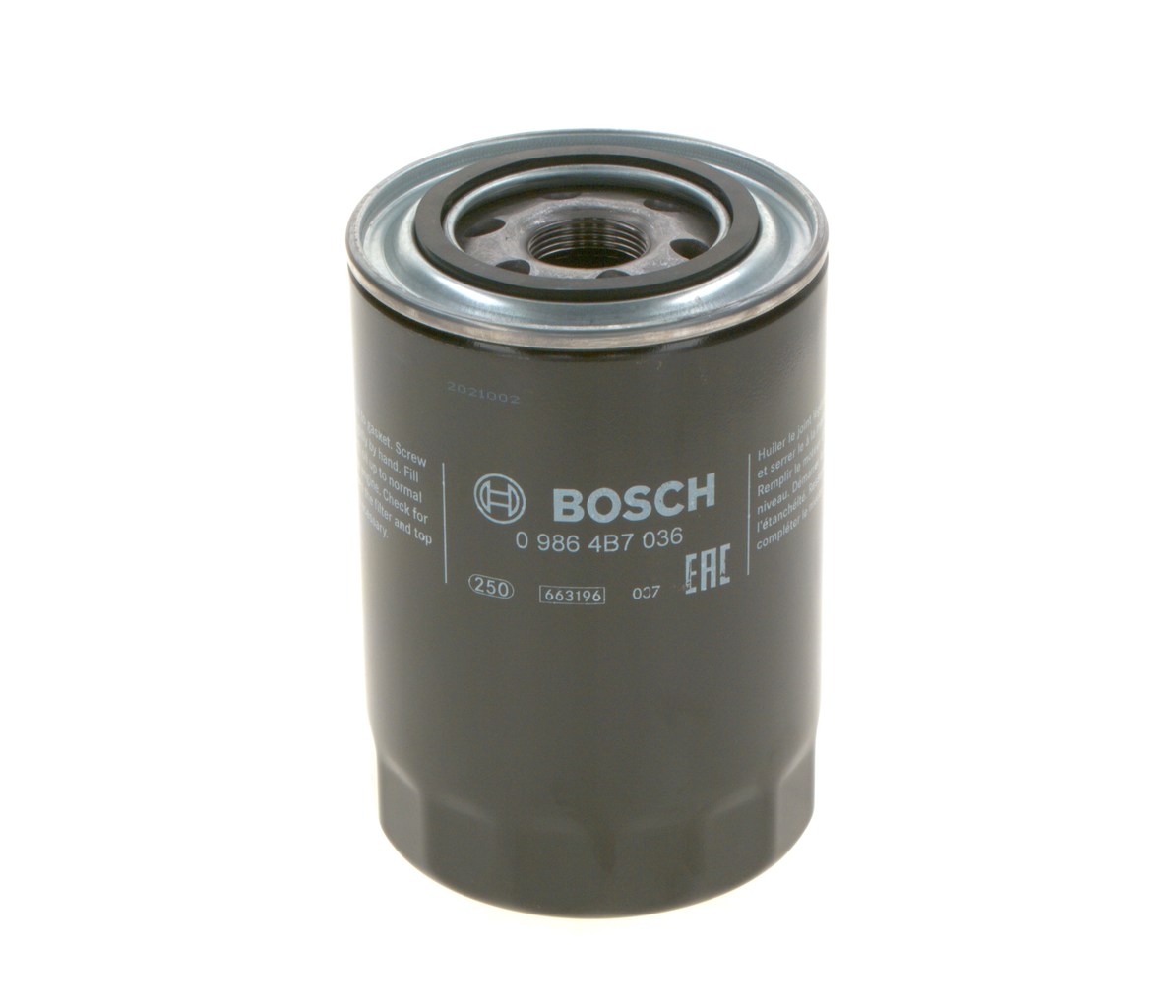 BOSCH 0 986 4B7 036 oliefilter QY010015