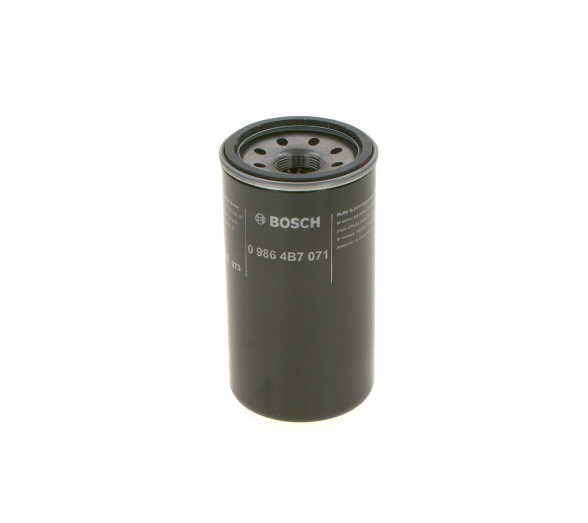 BOSCH 0 986 4B7 071 oljefilter ISUZU KB Pick-up 2.5 KB250 D-TEQ 116 hk Diesel 2009