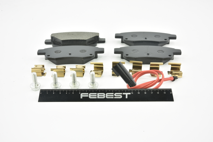 FEBEST 2101-TT9R Τακάκια φρένων FORD Transit Mk7 Microbus (V363) 2.2 TDCi 155 PS Πετρέλαιο 2016