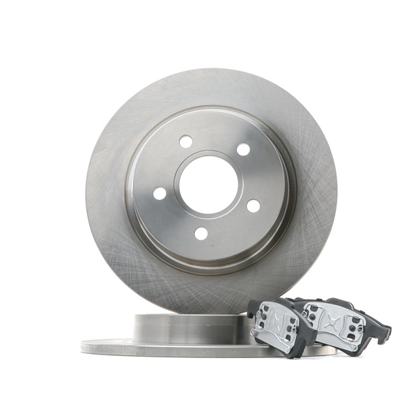 RIDEX 3405B0452 Kit dischi e pastiglie Ford C-Max DM2 2.0 TDCi 133 CV Diesel 2007