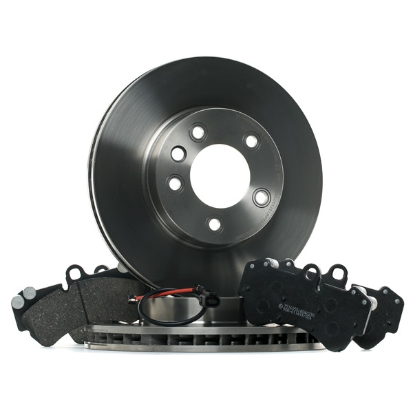 RIDEX 3405B0470 Kit dischi e pastiglie Porsche Cayenne 955 Turbo 4.5 450 CV Benzina 2002