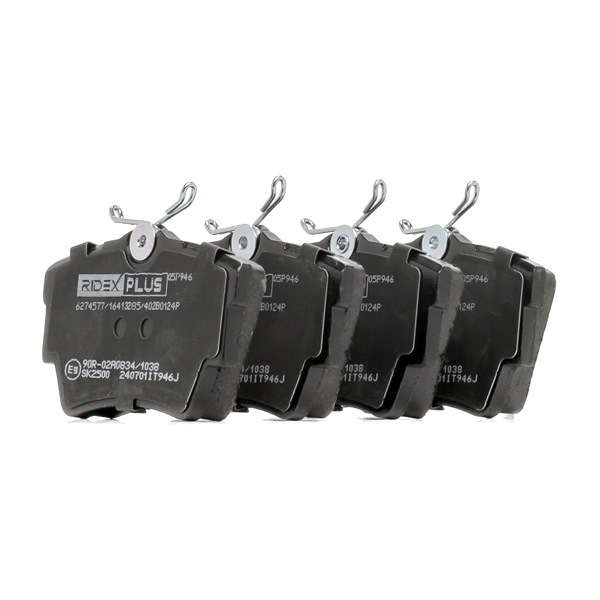 RIDEX PLUS 402B0124P Pastillas de freno VAUXHALL Vivaro Furgón (X83) 2.0 CDTI 114 cv Gasóleo 2009
