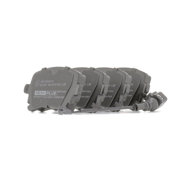 RIDEX PLUS 402B0155P Bremsbeläge VW T5 VR6 3.2 231 PS Benzin 2004