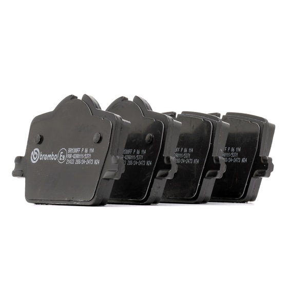 BREMBO P 06 114 Stabdžių kaladėlės BMW 3 Sedanas (G28)