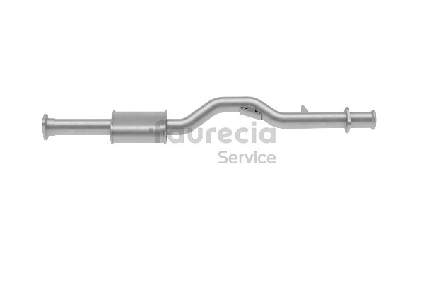 Faurecia FS75264 forreste lyddemper Mitsubishi L200 K60T 2.5 TD 4WD 99 hk Diesel 2005