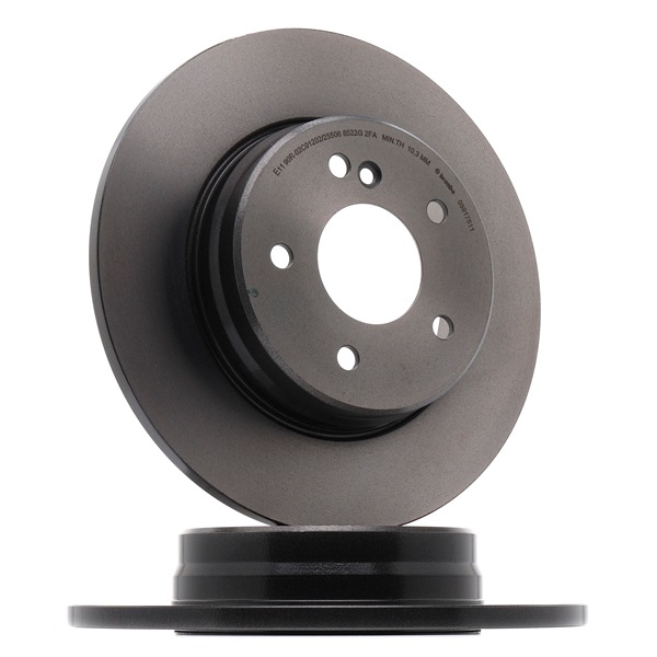BREMBO 08.9175.11 Zavorni diski MERCEDES-BENZ Razred E Keson / Podvozje (VF210)