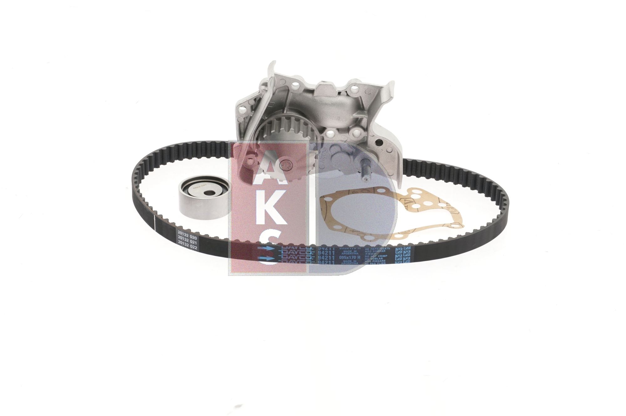 AKS DASIS 570268N Komplet (kit) zobatega jermena Renault Clio 2 1.4 (B/CB0C, B/CB0S) 75 km Bencin 2002