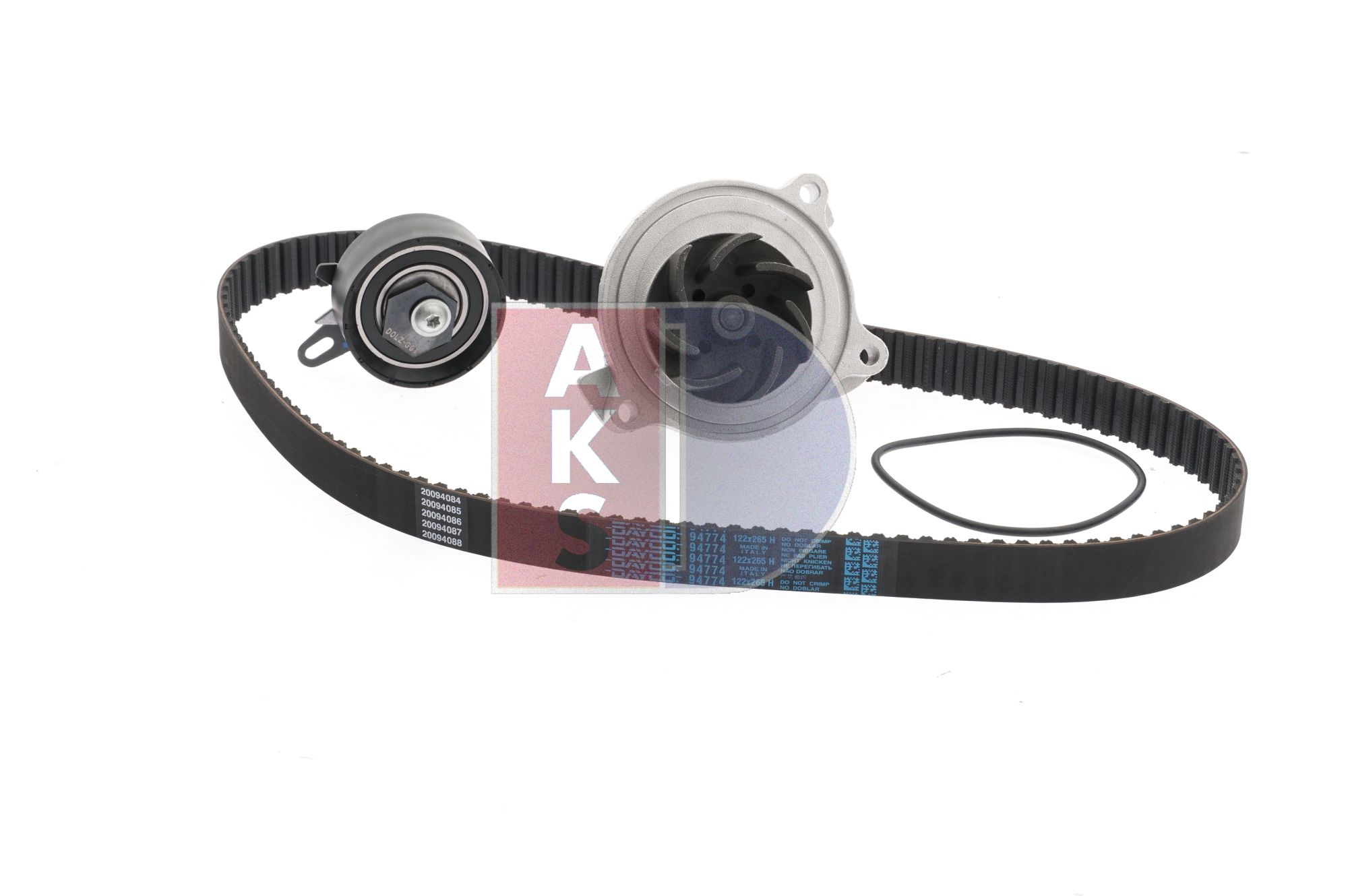 AKS DASIS 570323N Wasserpumpe + Zahnriemensatz VW T4 2.5 Syncro 115 PS Benzin 2002