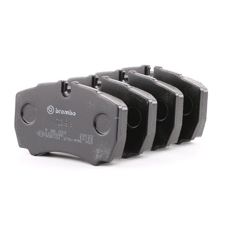 BREMBO P A6 023 Stabdžių kaladėlės IVECO galinės ir priekinės