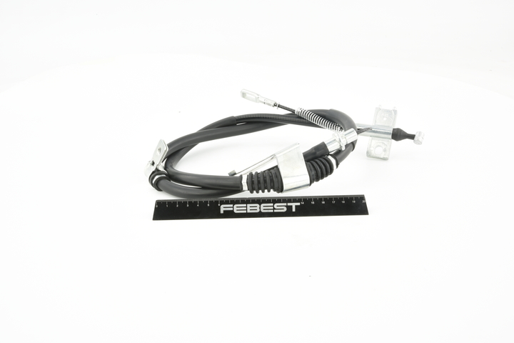 VAUXHALL CORSA FEBEST handbrake cable 14100-KYR05LH
