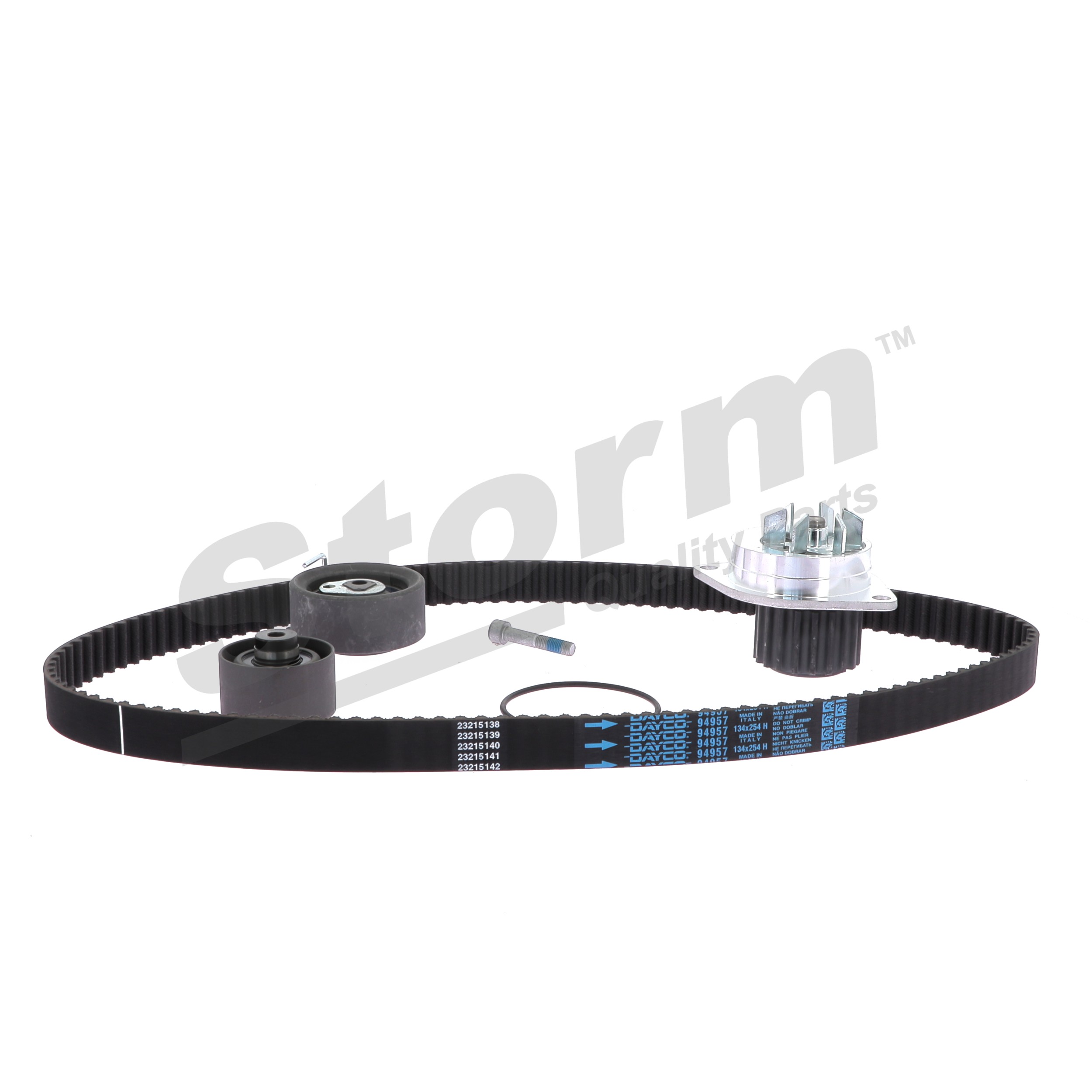 STORM QUALITY PARTS 904470KP Kit de distribution + pompe à eau Citroën C3 Phase 1 1.6 16V 110 CV Essence 2004