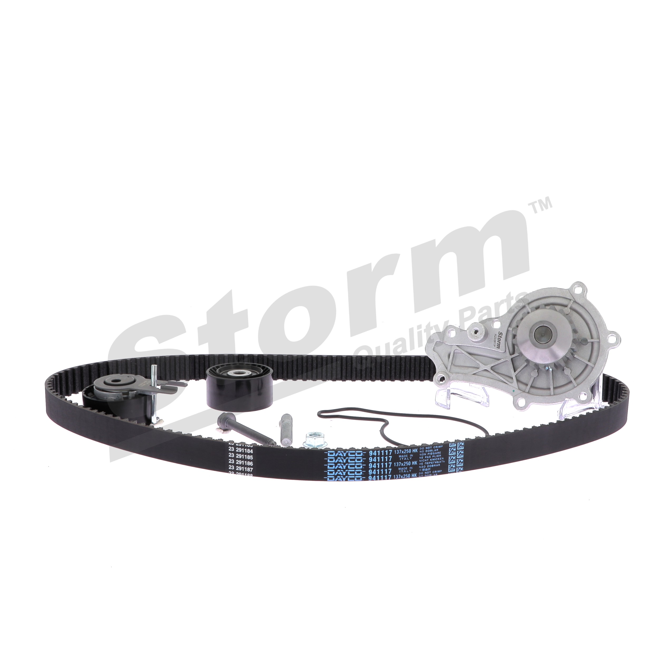 STORM QUALITY PARTS 71775921 Bomba de água + kit de correia dentada 904487KP