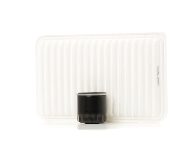 RIDEX 4055F1074 Filtrs-komplekts Mazda 2 DE 1.3 (DE3FS) 86 ZS Benzīns 2012