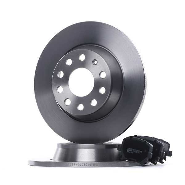 RIDEX 3405B0492 Kit dischi e pastiglie VW Golf 1k5 1.4 TSI 160 CV Benzina 2008