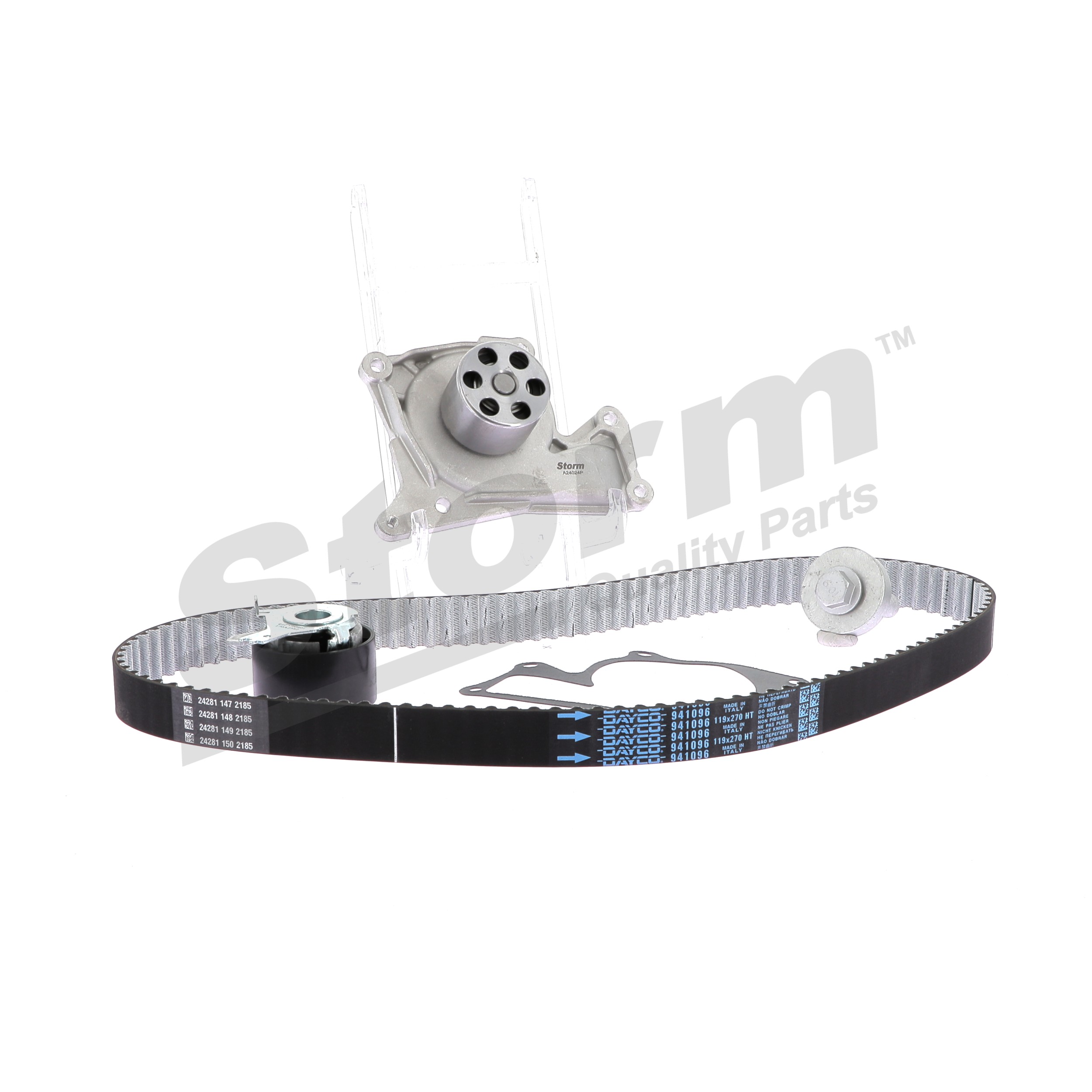 STORM QUALITY PARTS 5550886KP Kit de distribution + pompe à eau Renault Grand Scenic 4 1.5 dCi 95 Hybrid Assist (R9A3) 95 CV Diesel/électrique 2023