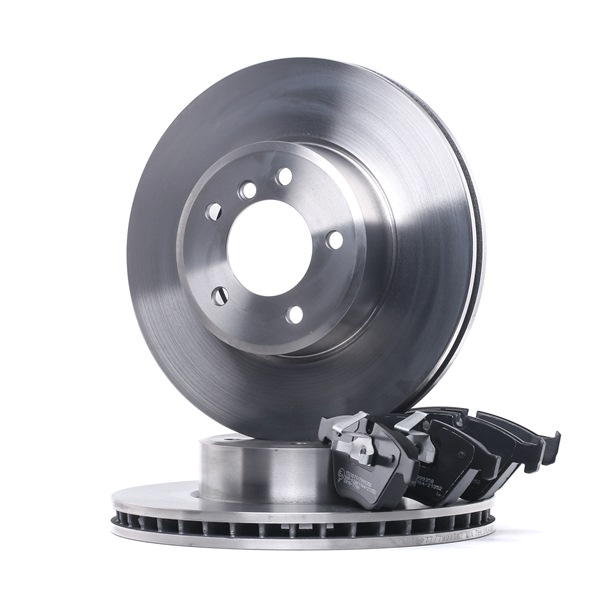 RIDEX 3405B0836 Bremsscheiben und -beläge BMW E60 523i 2.5 177 PS Benzin 2007