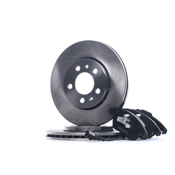 RIDEX 3405B0857 Remschijven en -blokken Audi A1 8x 2.0 TFSI quattro 256 Pk Benzine 2012
