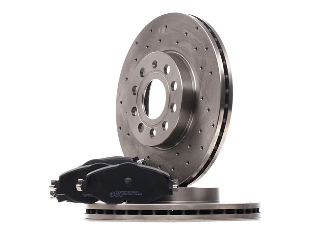 RIDEX 3405B0883 Discos y pastillas de freno VW Caddy 4 Kombi 1.4 TGI CNG 110 cv Gasolina/Gas natural (CNG) 2020