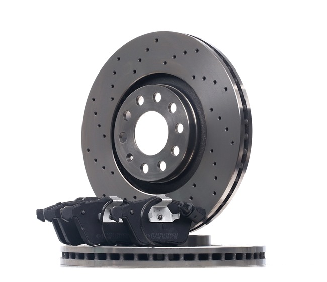 RIDEX 3405B1114 Discos y pastillas de freno Audi A4 B7 Avant 2.7 TDI 180 cv Gasóleo 2006