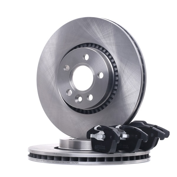 RIDEX 3405B1119 Discos y pastillas de freno Volvo V60 155 D5 215 cv Gasóleo 2012