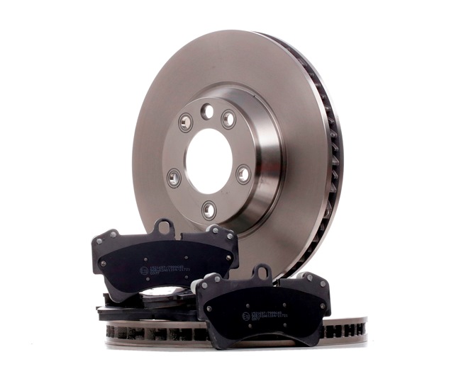RIDEX 3405B1169 Kit dischi e pastiglie Porsche Cayenne 955 S 4.8 385 CV Benzina 2010
