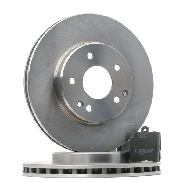 RIDEX 3405B1260 Komplet brzdy Mercedes S203 C 220 CDI (203.206, 203.208) 143 KS nafta 2003