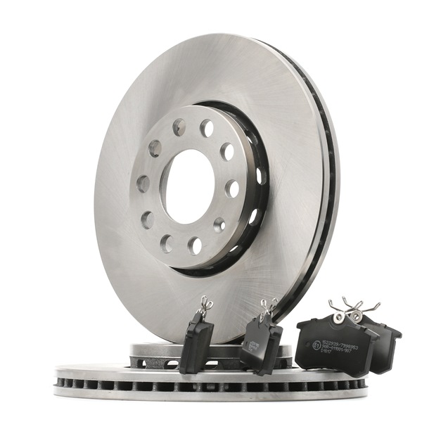 RIDEX 3405B1443 Discos y pastillas de freno Audi A4 B7 Avant 2.7 TDI 180 cv Gasóleo 2008