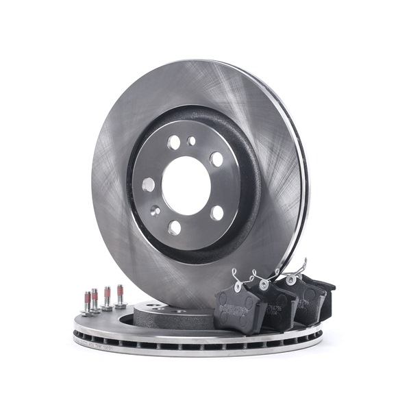 RIDEX 3405B1466 Remschijven en -blokken Audi A1 8x 2.0 TFSI quattro 256 Pk Benzine 2012