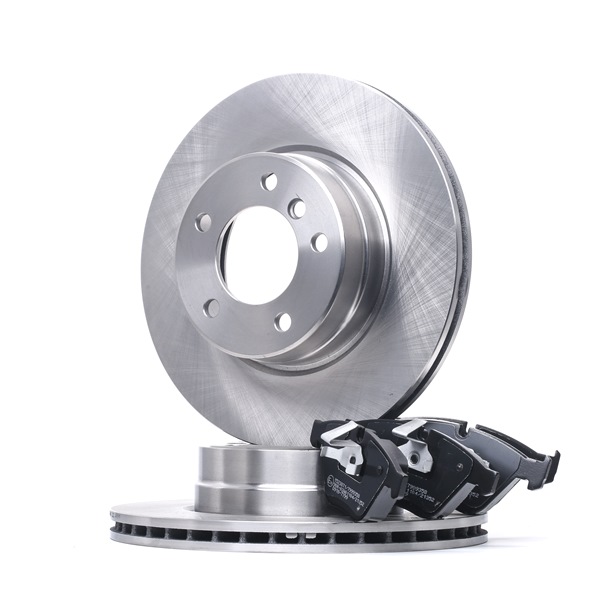RIDEX 3405B1477 Bremsscheiben und -beläge BMW E60 523i 2.5 177 PS Benzin 2006