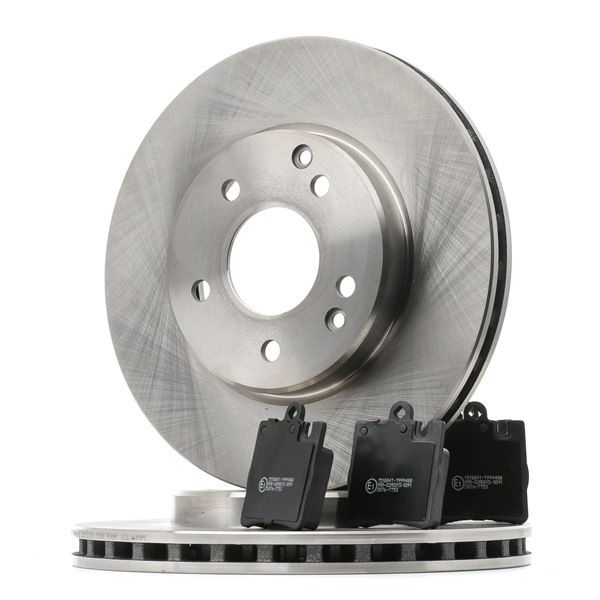 RIDEX 3405B1512 Komplet brzdy Mercedes S203 C 200 CDI 2.2 (203.204) 116 KS nafta 2005