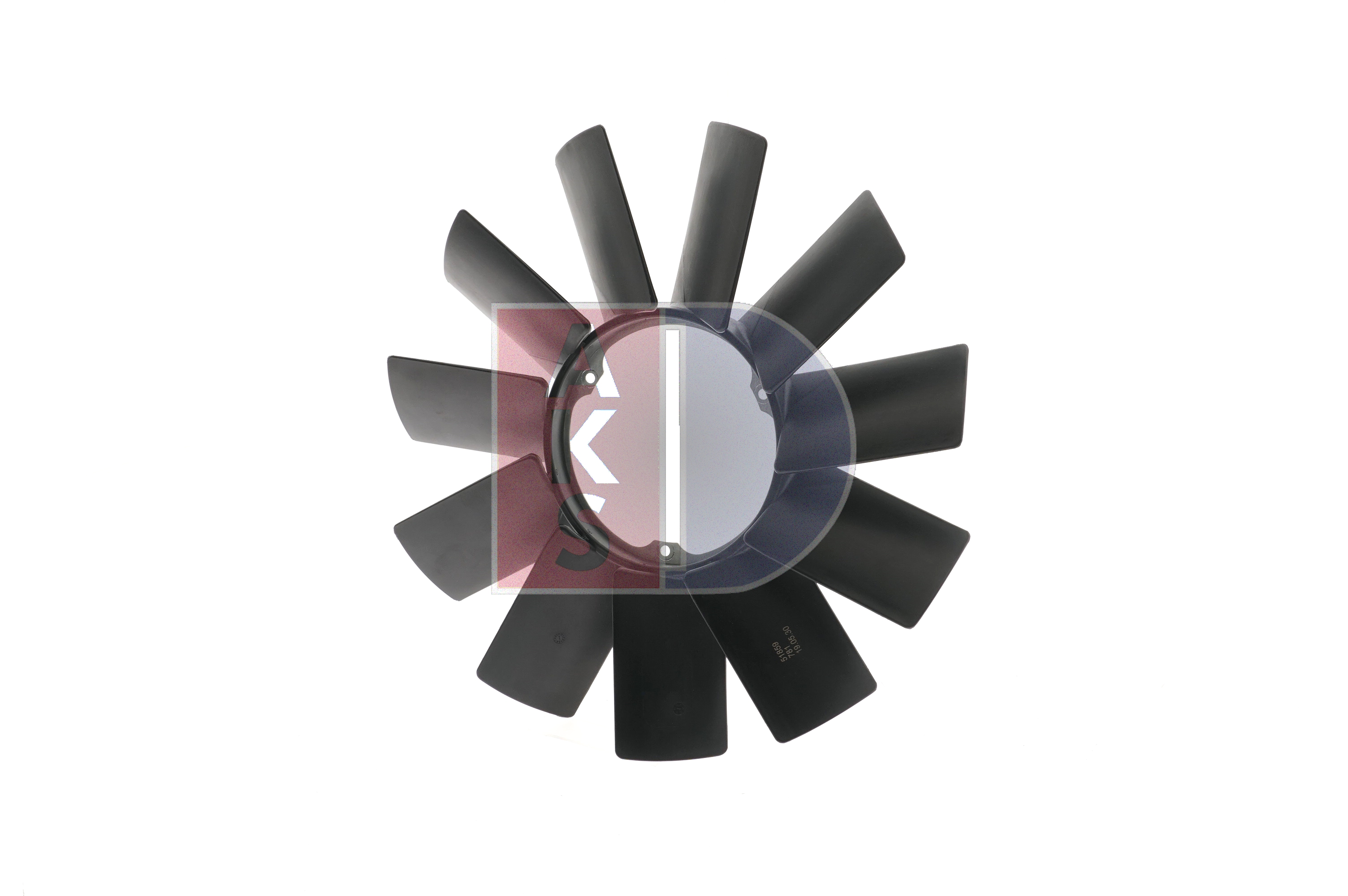 AKS DASIS 058014N koelventilatorwiel 1 712 058