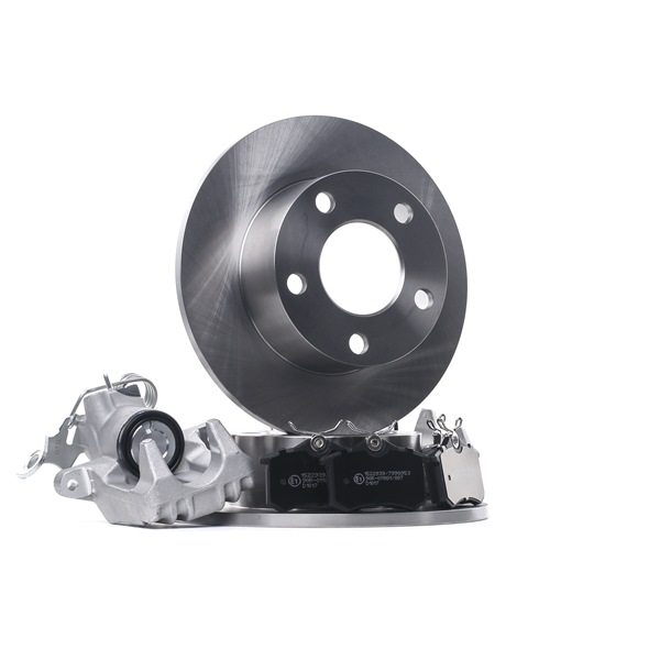 RIDEX 3405B1690 Bremsscheiben und -beläge Passat B5 2.8 193 PS Benzin 2004