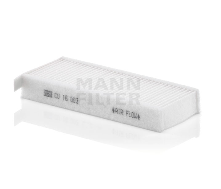 MANN-FILTER CU 16 003-2 Innenraumfilter DAF mit Aktivkohle und antibakterieller Wirkung Kosten