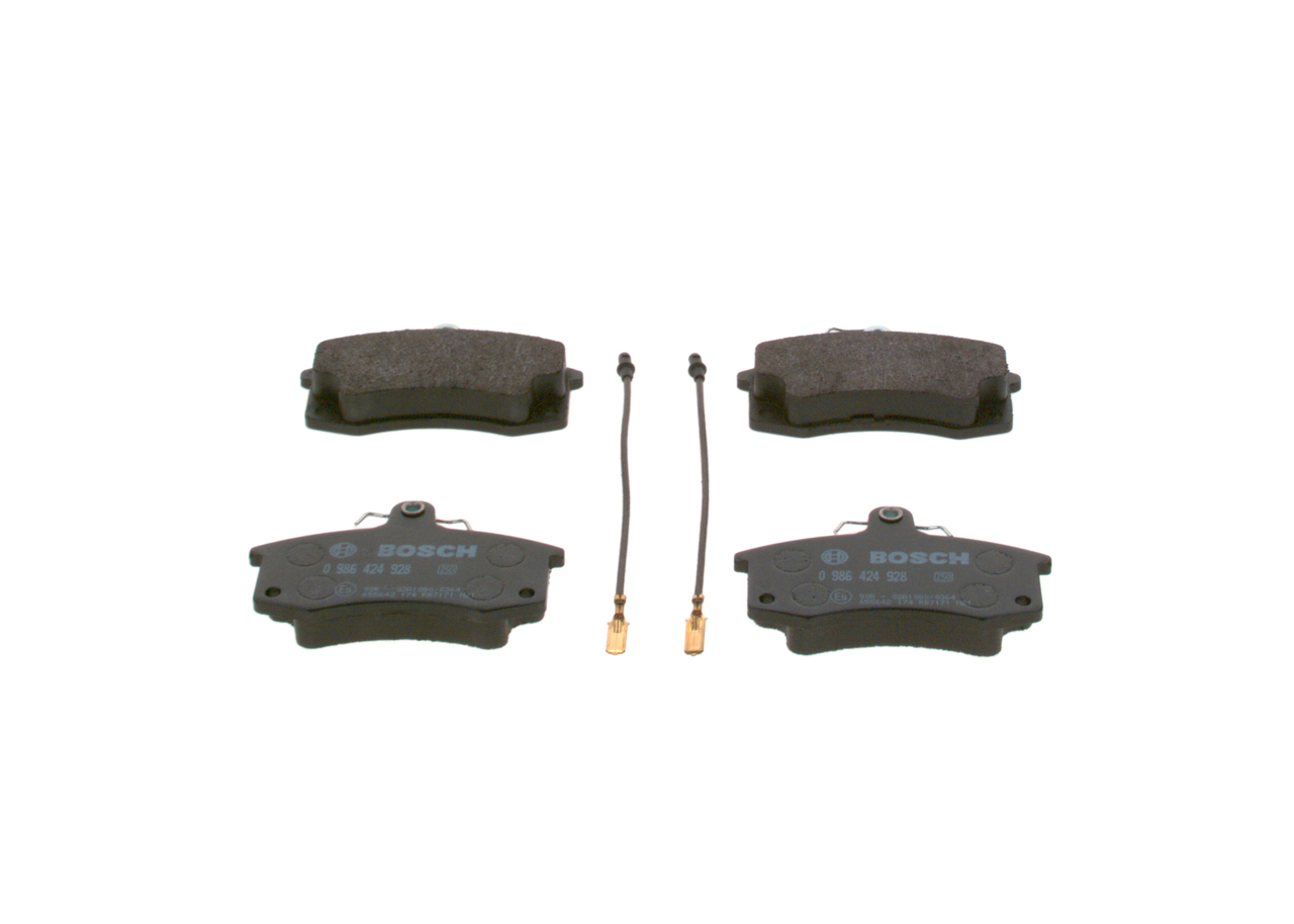 BOSCH 0 986 424 928 Remblokken LADA Priora Sedan (2170) 1.6 106 Pk Benzine 2017
