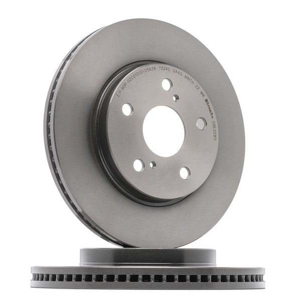 BREMBO 09.E229.11 Remschijven TOYOTA YARIS 2024