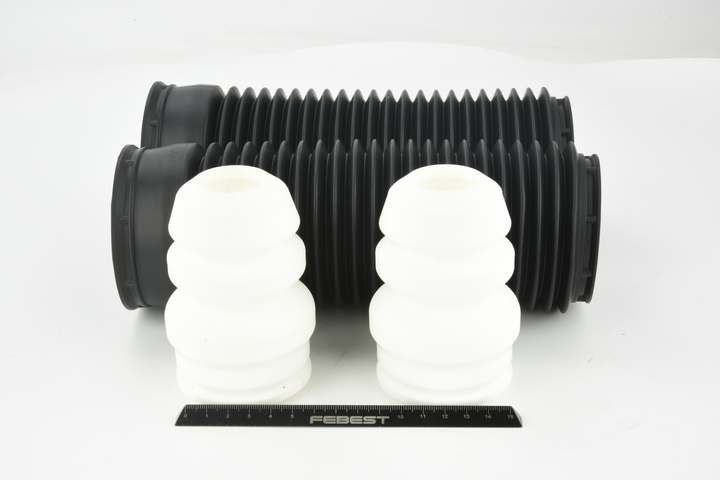 FEBEST FDSHB-TRVIIF-KIT Stofhoes, schokdemper en aanslagrubber FORD Transit Mk6 Flatbed vrachtwagen / Chassis (V347, V348) 2.2 TDCi 125 Pk Diesel 2011