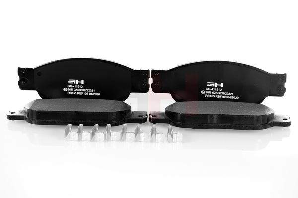 GH XR8 13324 Plaquettes de frein GH-411512
