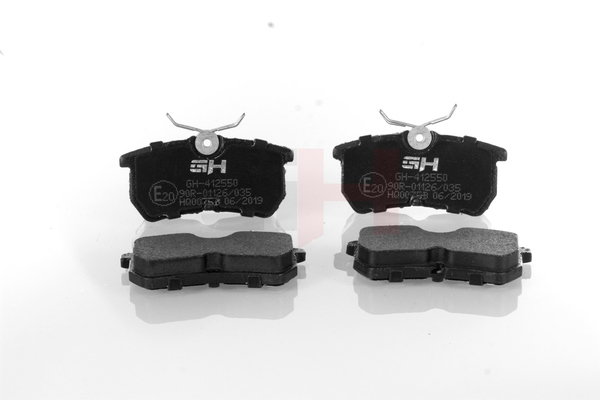 GH GH-412550 remblokken Ford Focus dnw 1.8 16V 115 Pk Benzine 2002