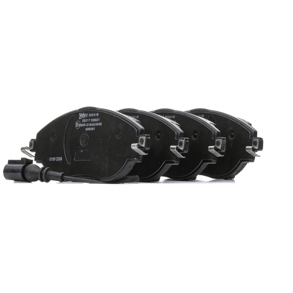 Jeu de plaquettes de frein VALEO SKODA SUPERB 302416