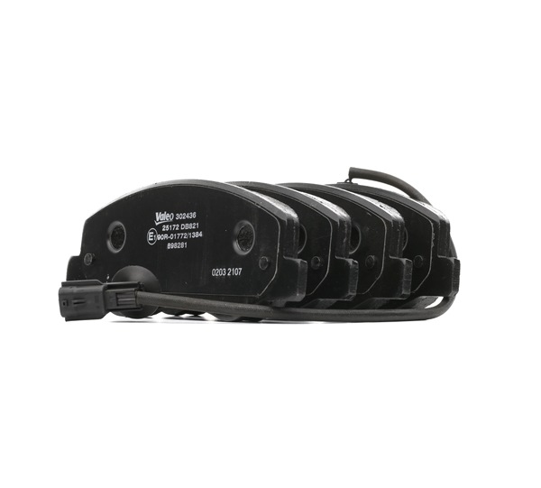 Remblokkenset voor schijfrem VALEO NISSAN NV400 302436