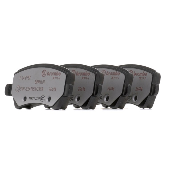 Bremsebelegg BREMBO VOLVO V70 P 24 078X