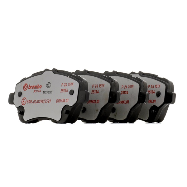 BREMBO P 24 151X replacement Ford B-Max JK brake pads rear and front price
