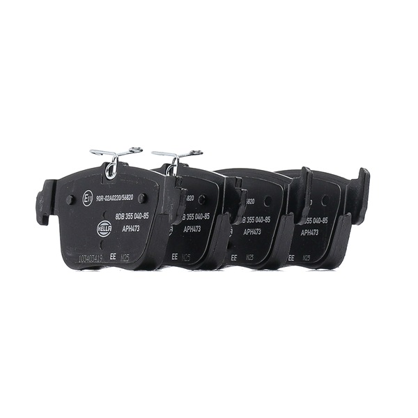 FORD TRANSIT CUSTOM HELLA brake pads 8DB 355 040-851