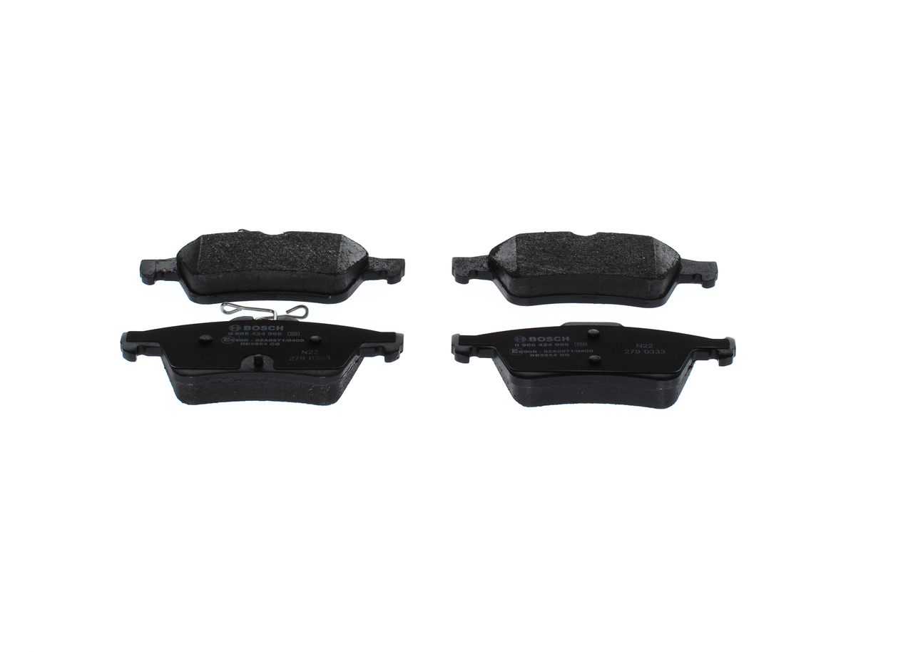 Stabdžių trinkelių rinkinys, diskinis stabdys BOSCH PEUGEOT 508 0 986 424 999