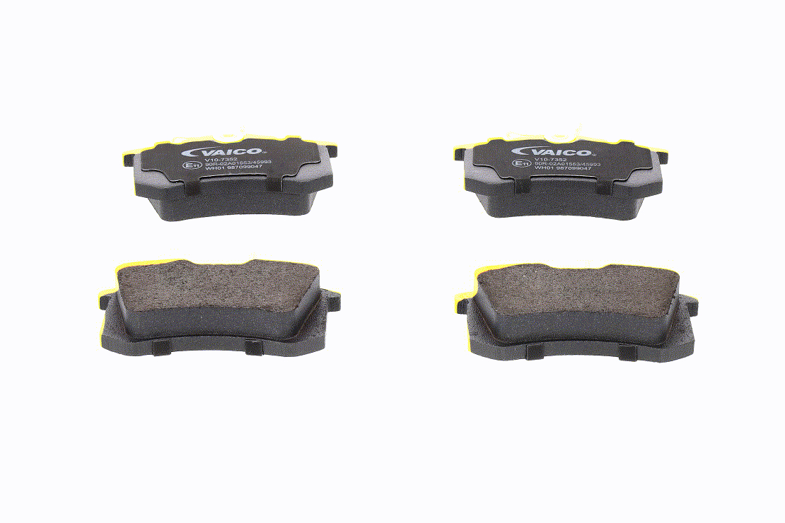VAICO V10-7352 Τακάκια φρένων SEAT Ibiza KJ1 1.6 110 PS Βενζίνη 2019
