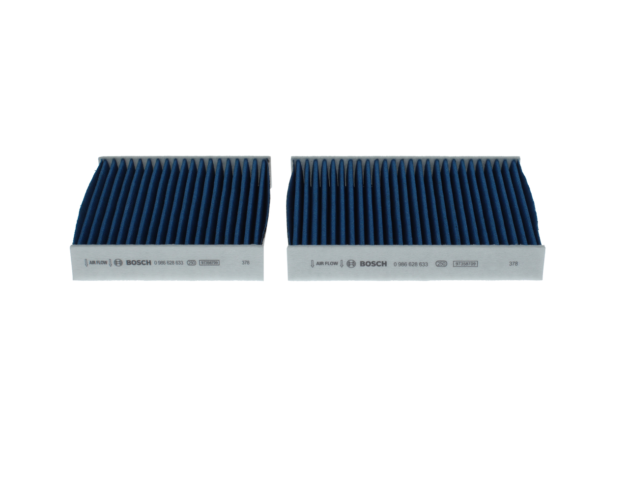 BOSCH 0 986 628 633 Kupéfilter PEUGEOT 207 Hatchback original pris