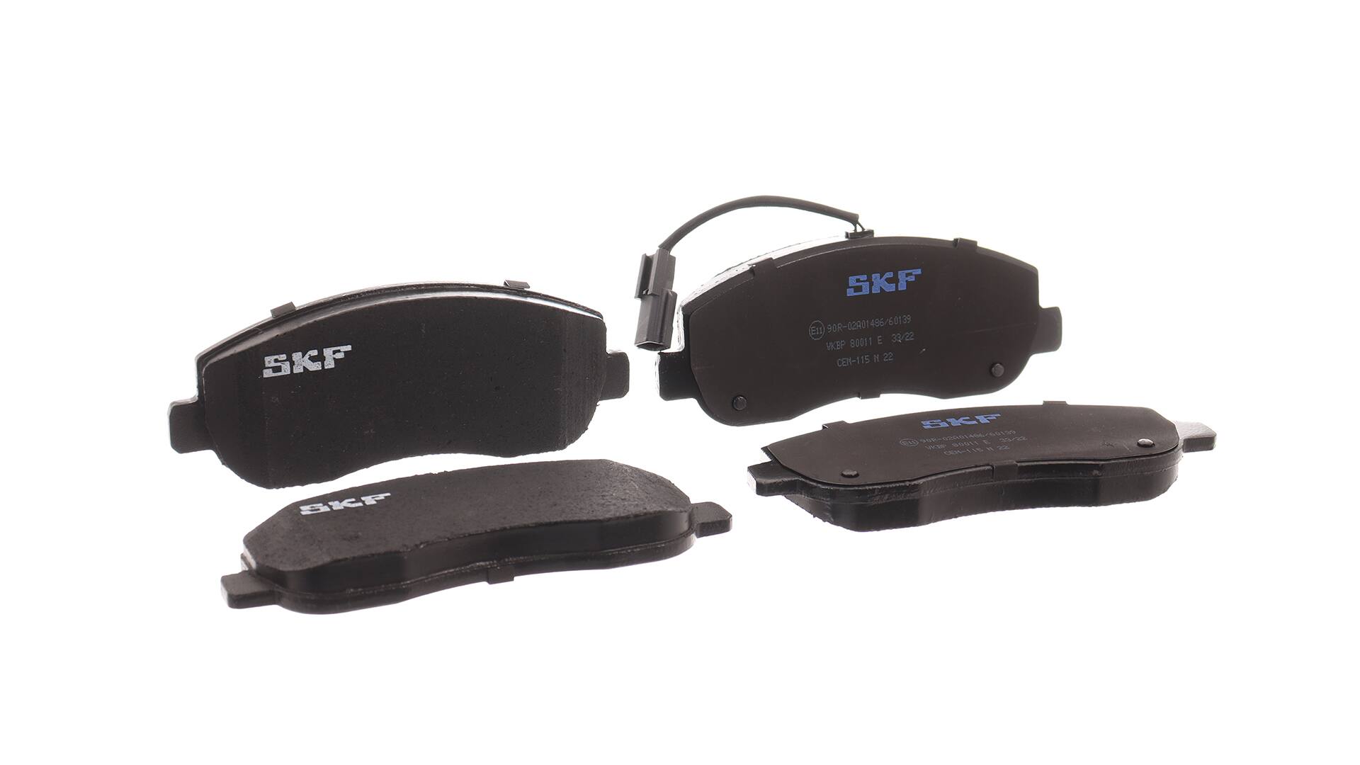 Remblokkenset voor schijfrem SKF NISSAN MICRA VKBP 80011 E