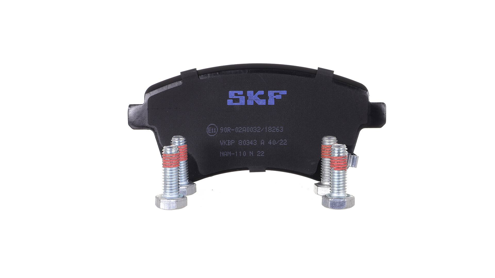 SKF VKBP 80343 A Remblokken KIA Venga Van / Hatchback (YN) CVVT 125 Pk Benzine 2019