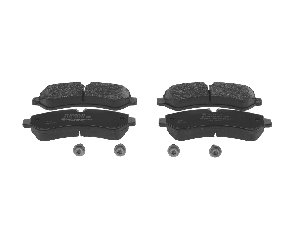 BOSCH 0 986 460 013 Remblokken Sprinter 5-t Flatbed Vrachtwagen / Chassis (907) 519 CDI RWD (907.153, 907.155, 907.253, 907.255) 190 Pk Diesel 2022