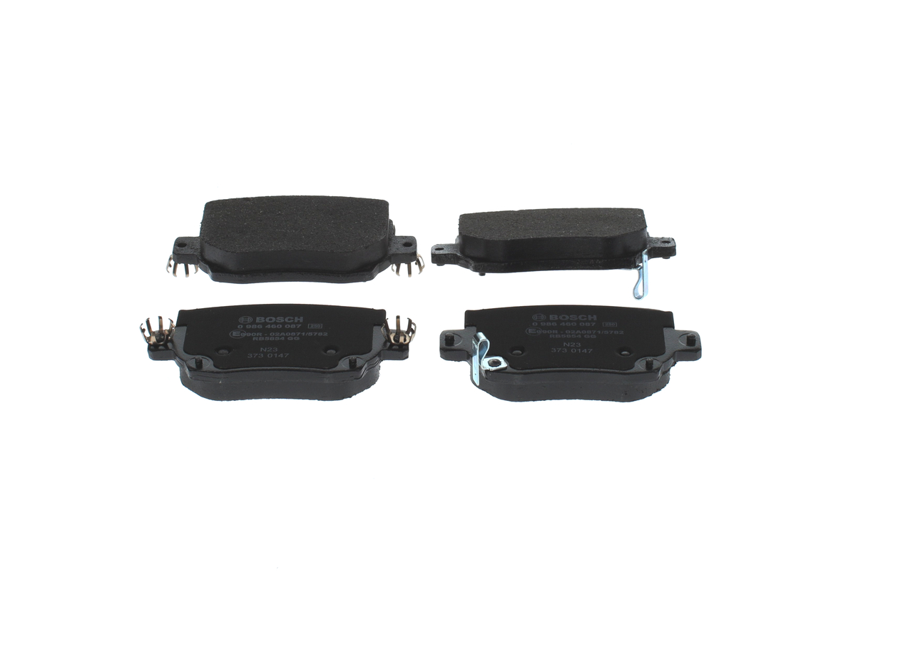 BOSCH 0 986 460 087 remblokken TESLA Model Y (5YJY) EV Vierwielaandrijving 373 Pk Elektro 2025